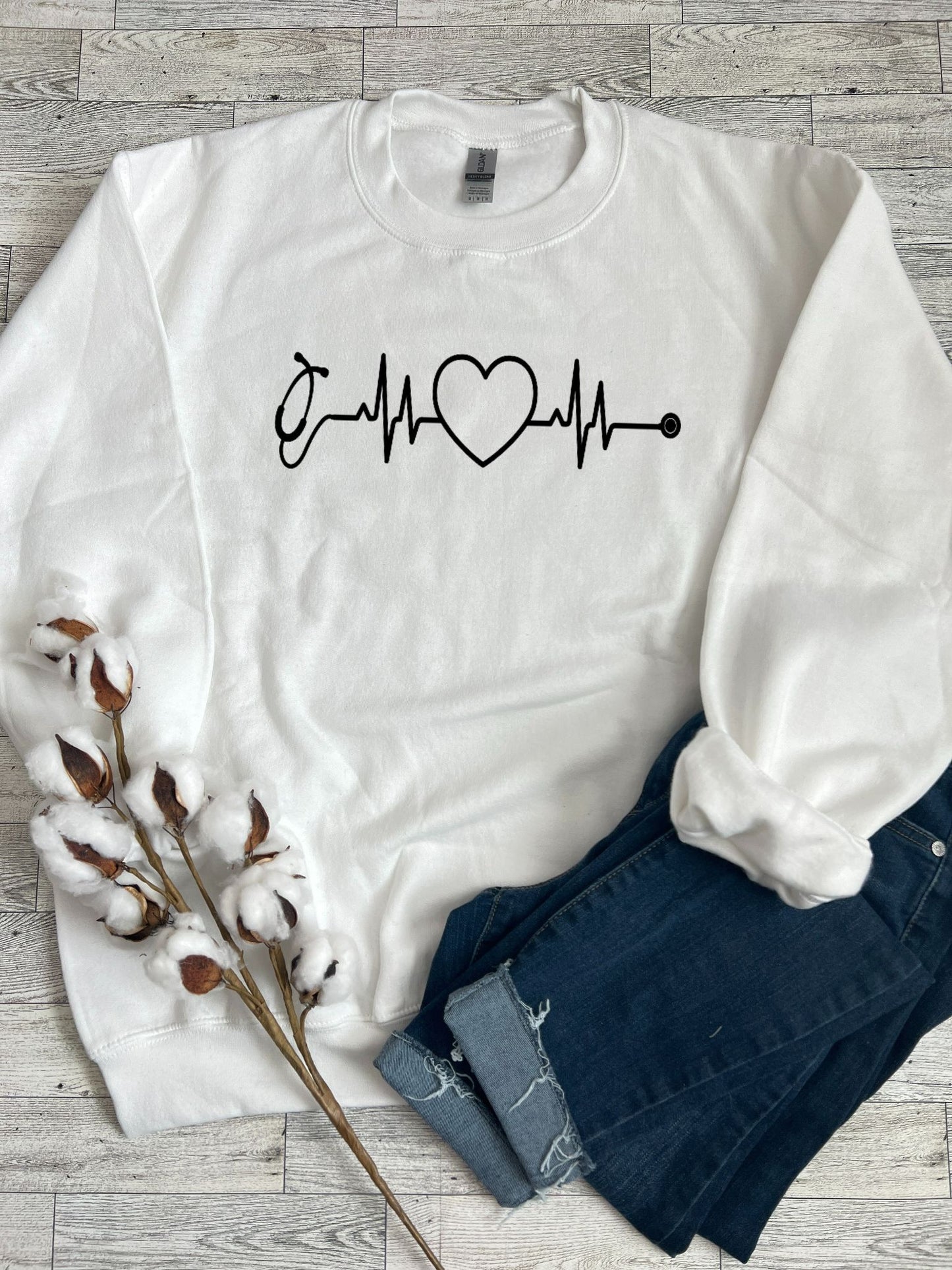Stethoscope Heartbeat Sweatshirt