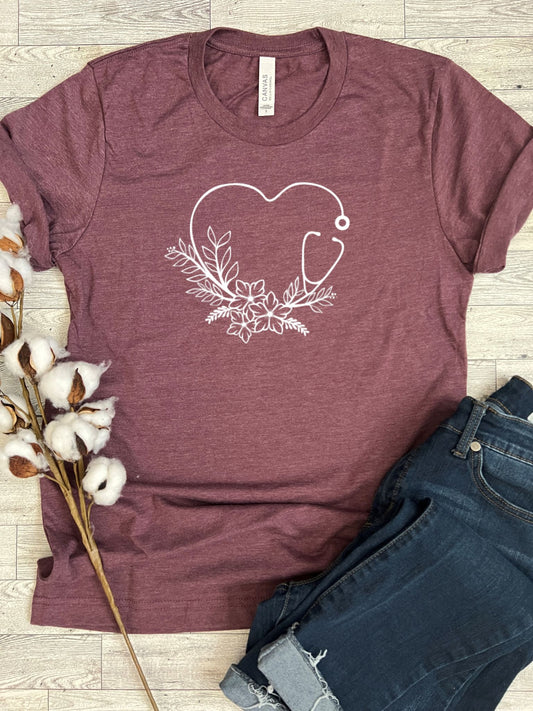 Heart Stethoscope Shirt