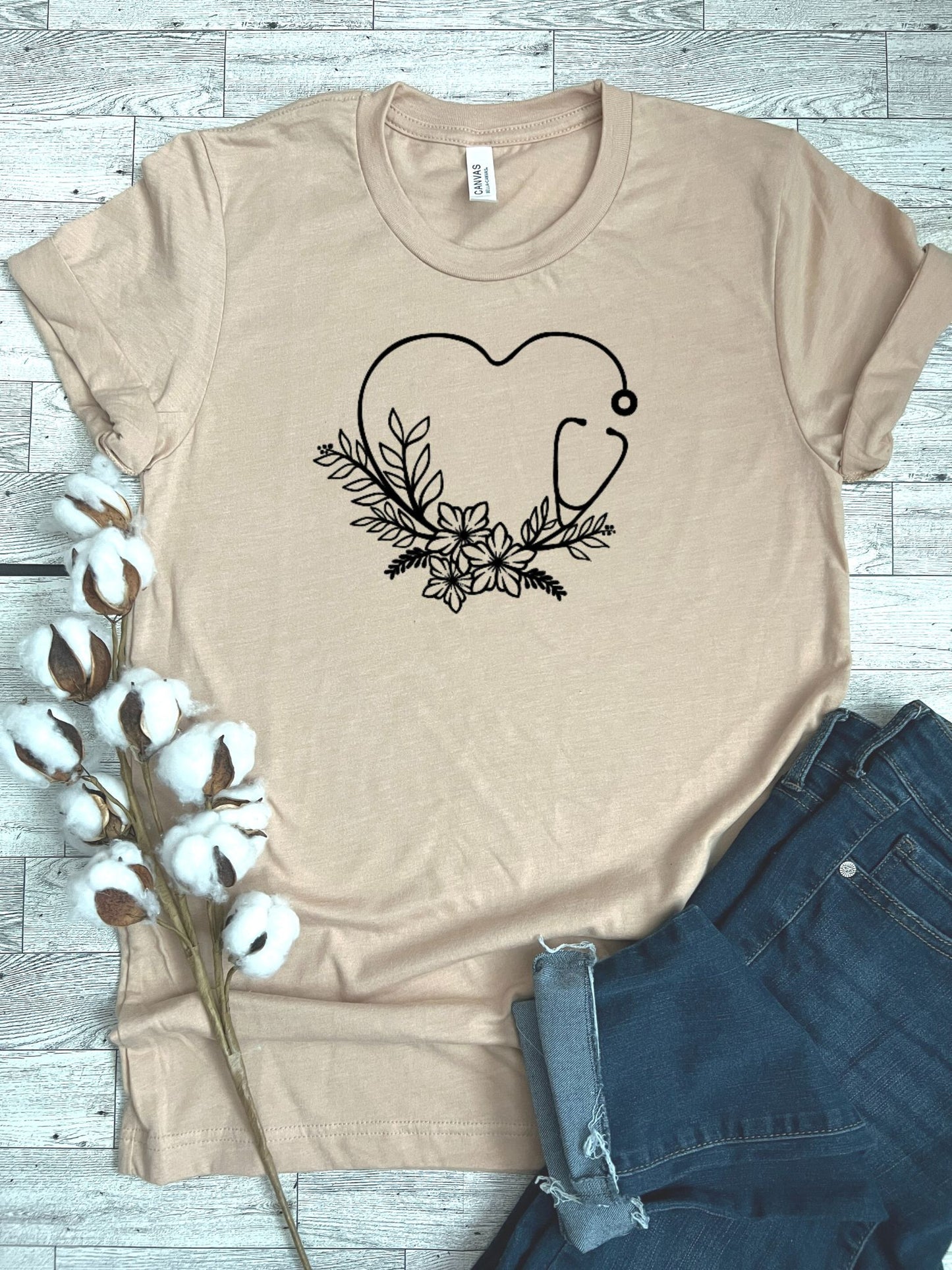 Heart Stethoscope Shirt