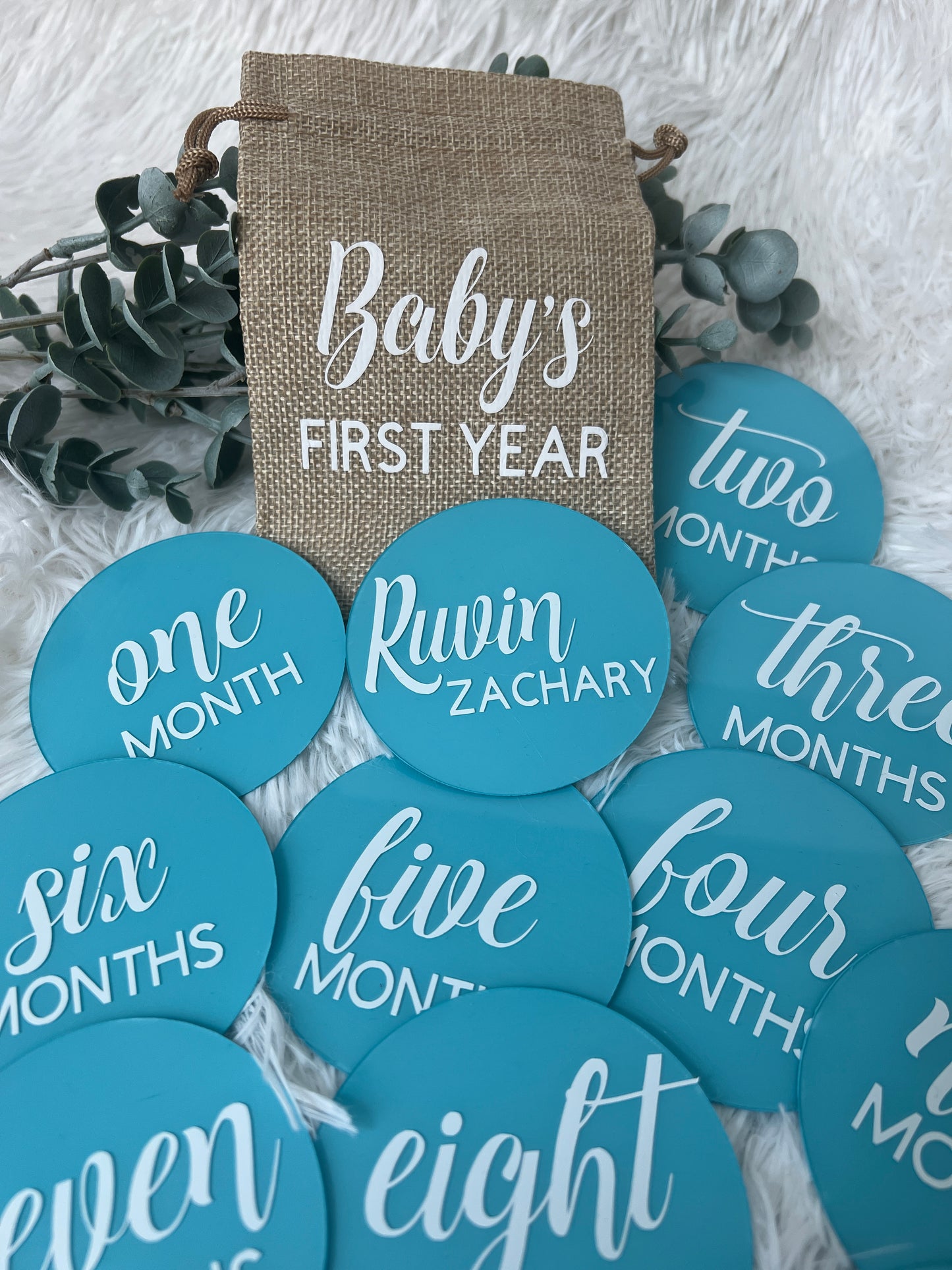 Acrylic Baby Milestone Discs