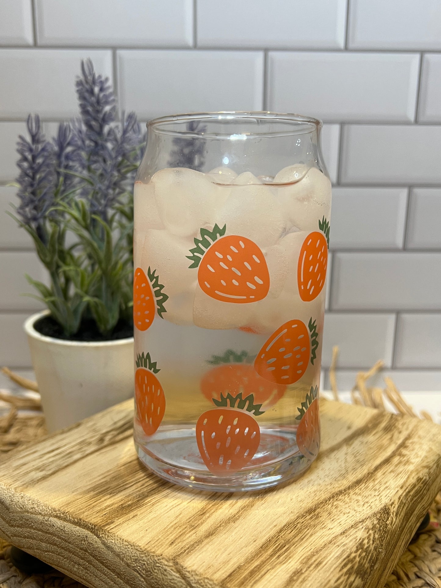 Fruit Color Changing Glass Cup