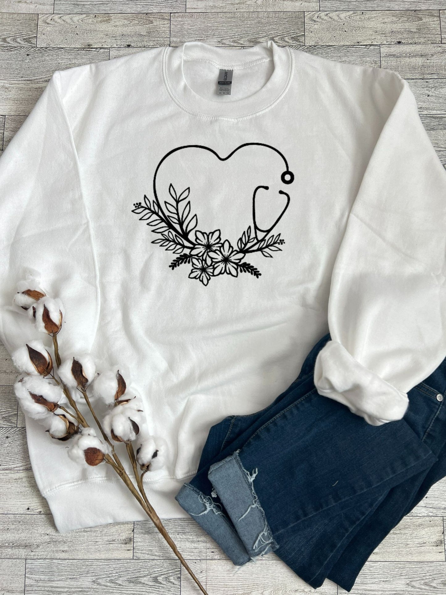 Heart Stethoscope Sweatshirt