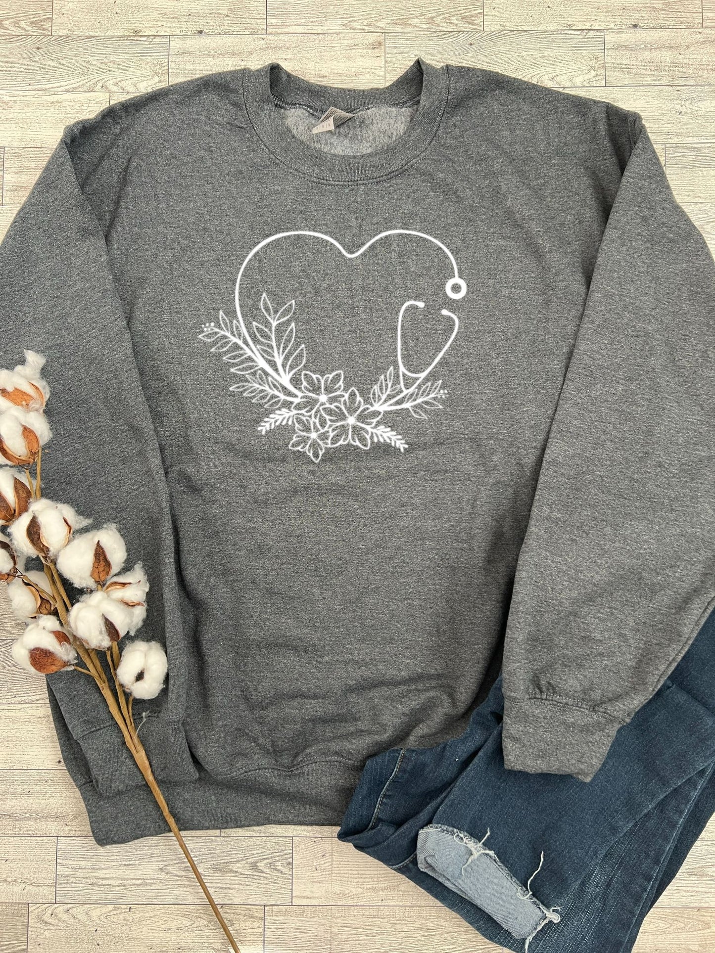 Heart Stethoscope Sweatshirt