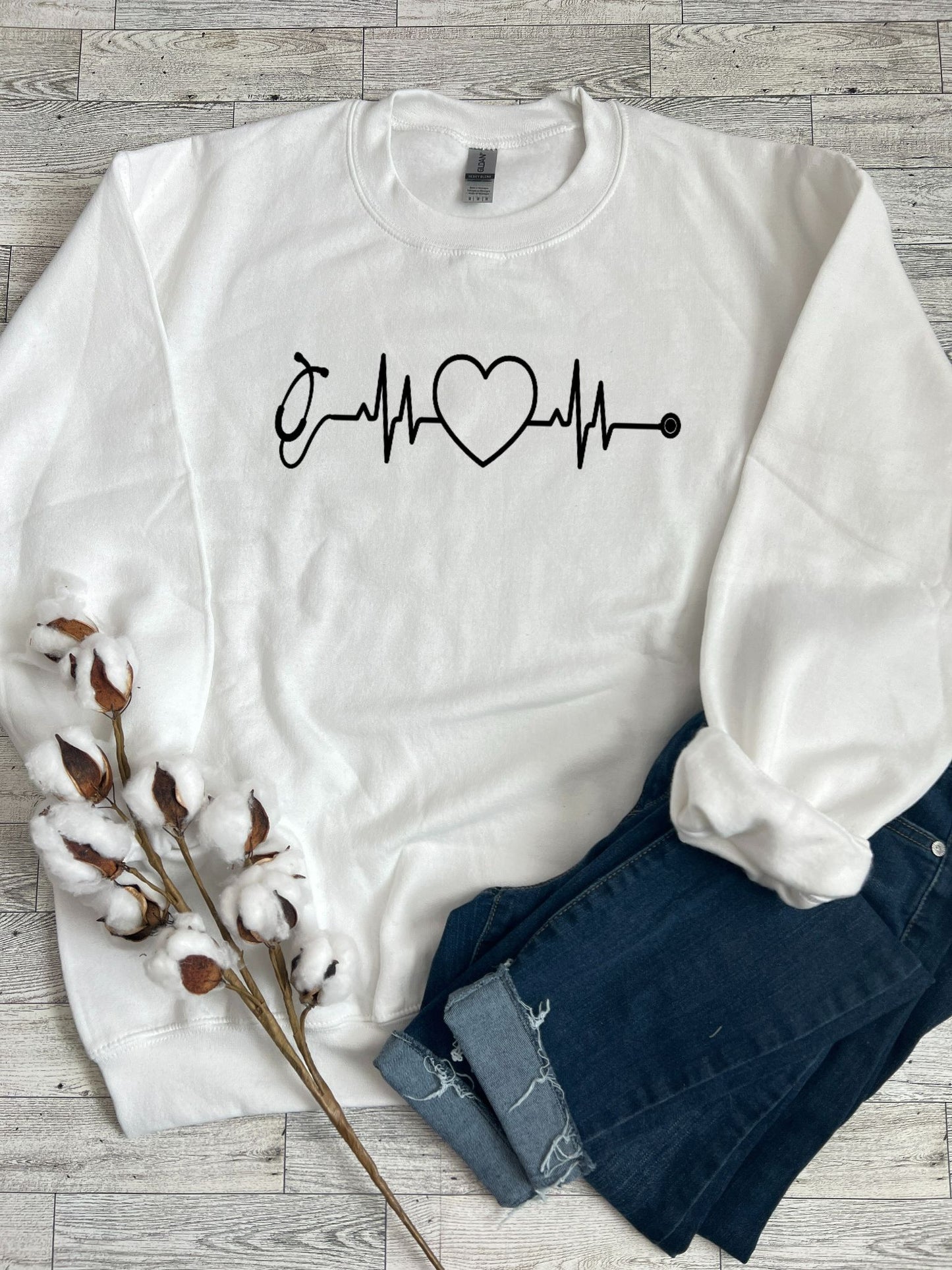 Stethoscope Heartbeat Sweatshirt